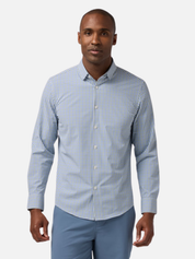Mizzen and Main No Tuck Long Sleeve LS Dress Shirt  Men’s Summer Tops for Men Wrinkle Free Moisture Wicking Shirts for Guys Athens GA Georgia Kempt Menswear Store Near Me