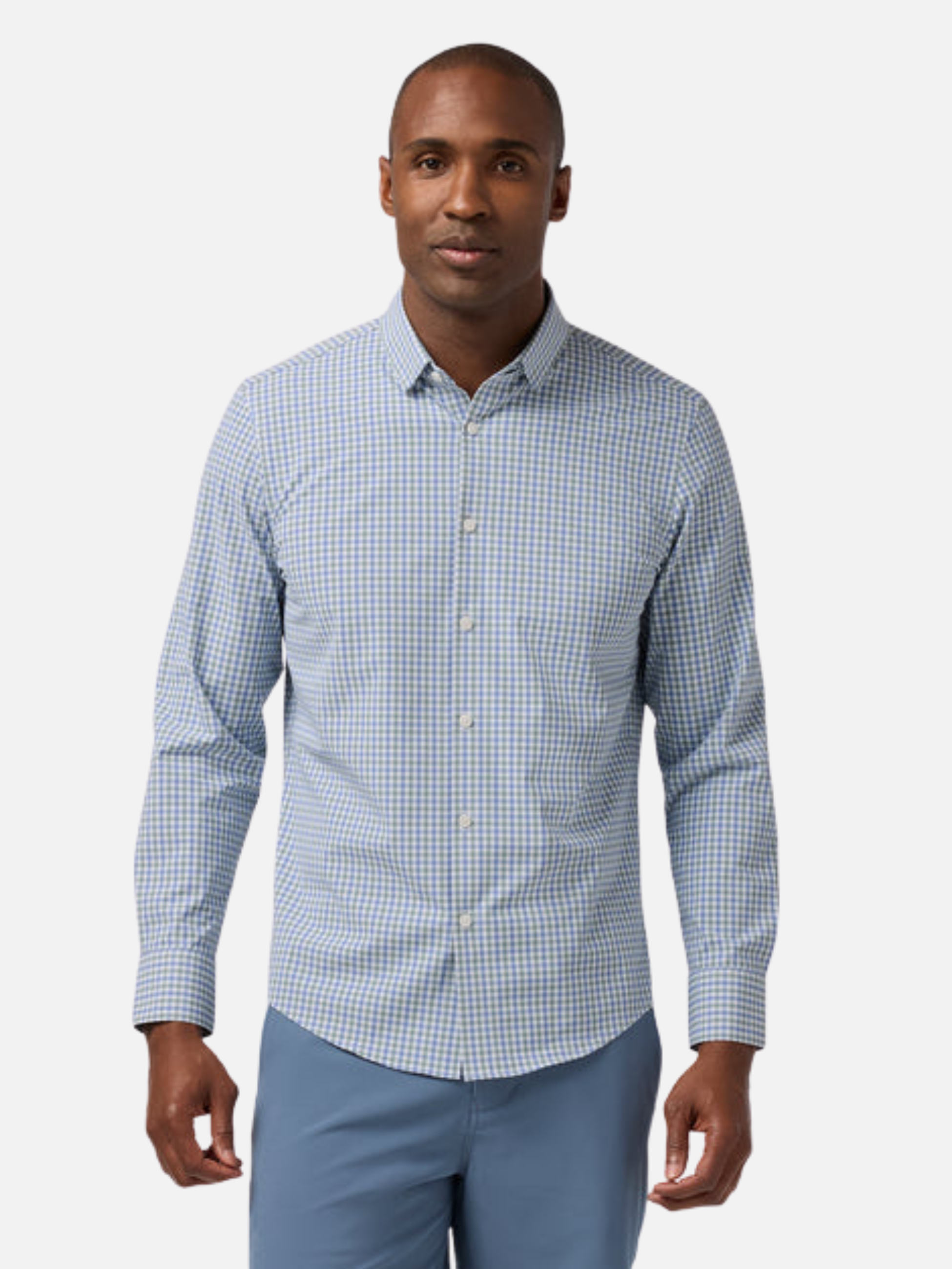 Mizzen and Main No Tuck Long Sleeve LS Dress Shirt  Men’s Summer Tops for Men Wrinkle Free Moisture Wicking Shirts for Guys Athens GA Georgia Kempt Menswear Store Near Me