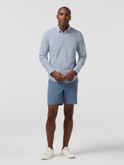 Mizzen and Main No Tuck Long Sleeve LS Dress Shirt  Men’s Summer Tops for Men Wrinkle Free Moisture Wicking Shirts for Guys Athens GA Georgia Kempt Menswear Store Near Me