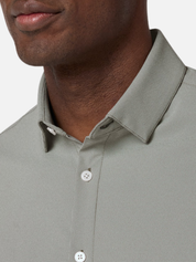 Mizzen + Main Leeward LS Long Sleeve Dress Shirt Formal Work Men’s Tops for Men Olive Green Straton Check Button Down Collared Shirt Fall Winter Fashion Athens GA Georgia Kempt Menswear Store Near Me