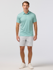 Mizzen and Main Versa SS Short Sleeve Polo Golf Green Swing Masters Augusta Green Golf Tee Athens GA Georgia Kempt Menswear Store Near Me