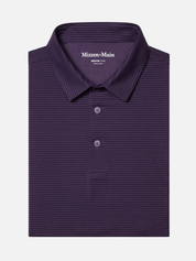Mizzen and Main Copa Short Sleeve Polo Shirt Passion Purple Texture Athens GA Georgia Kempt Menswear STore Near Me