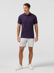 Mizzen and Main Copa Short Sleeve Polo Shirt Passion Purple Texture Athens GA Georgia Kempt Menswear STore Near Me