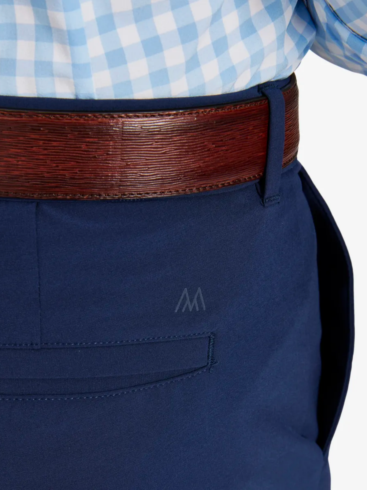 mizzen+main helmsman 5 five pocket stretch chino slim fit pant navy blue dress pant kempt athens ga georgia men's clothing store boutique