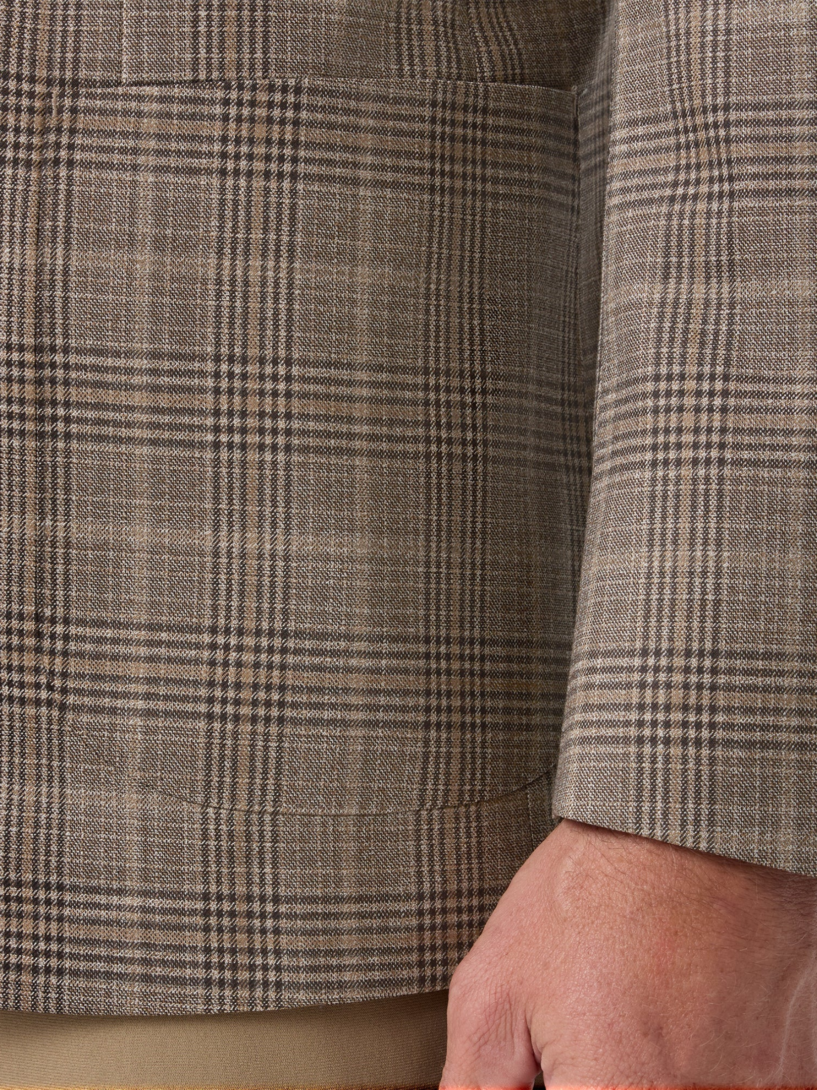 Mizzen + Main Lavelle Blazer - Espresso Glen Check