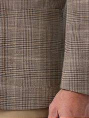 Mizzen + Main Lavelle Blazer - Espresso Glen Check