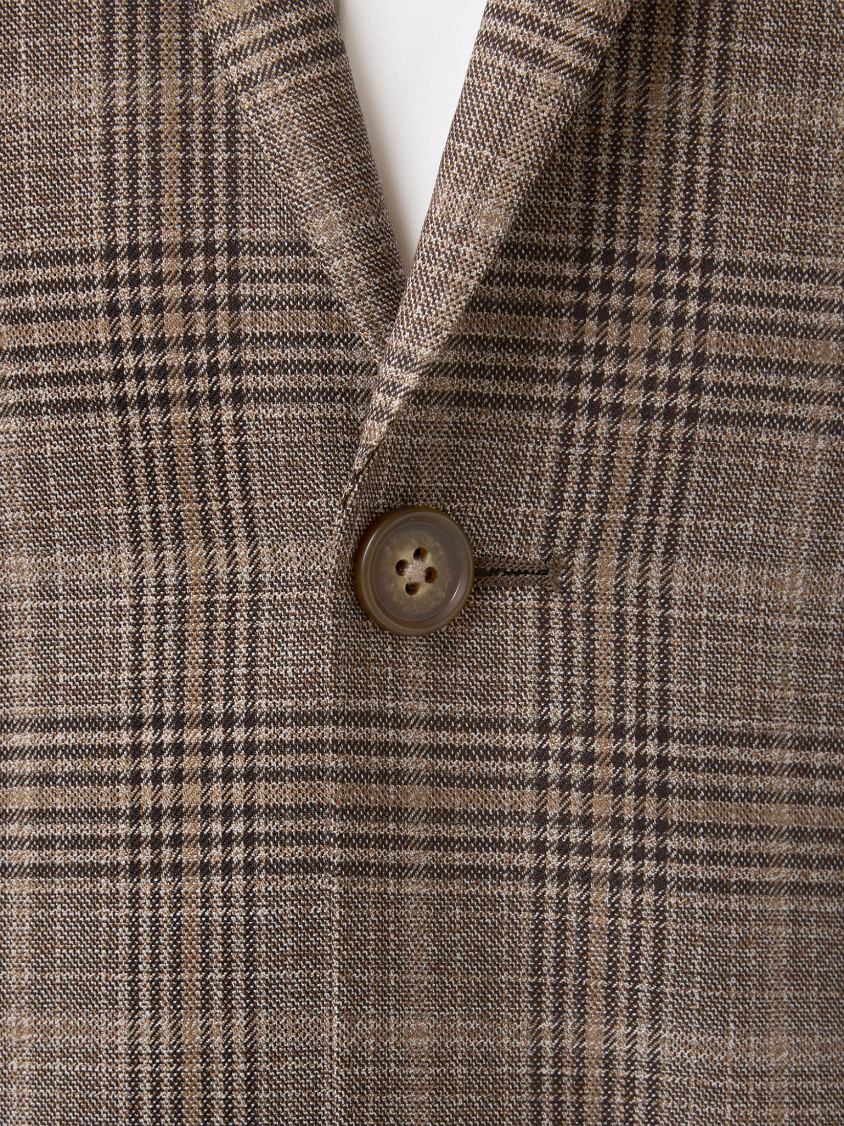 Mizzen + Main Lavelle Blazer - Espresso Glen Check