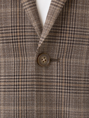 Mizzen + Main Lavelle Blazer - Espresso Glen Check