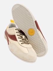 Oncept Bari Sneakers for Men Buttercream White and Red Comfortable Shoes for Guys Stylish Footwear Ballet Trend for Men Men’s Soft Sneaker Athens GA Georgia Kempt Menswear Store Near Me