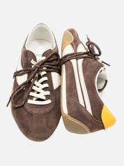 Oncept Men’s Low Profile European Driving Inspired Shoes Lund in Espresso Brown - top