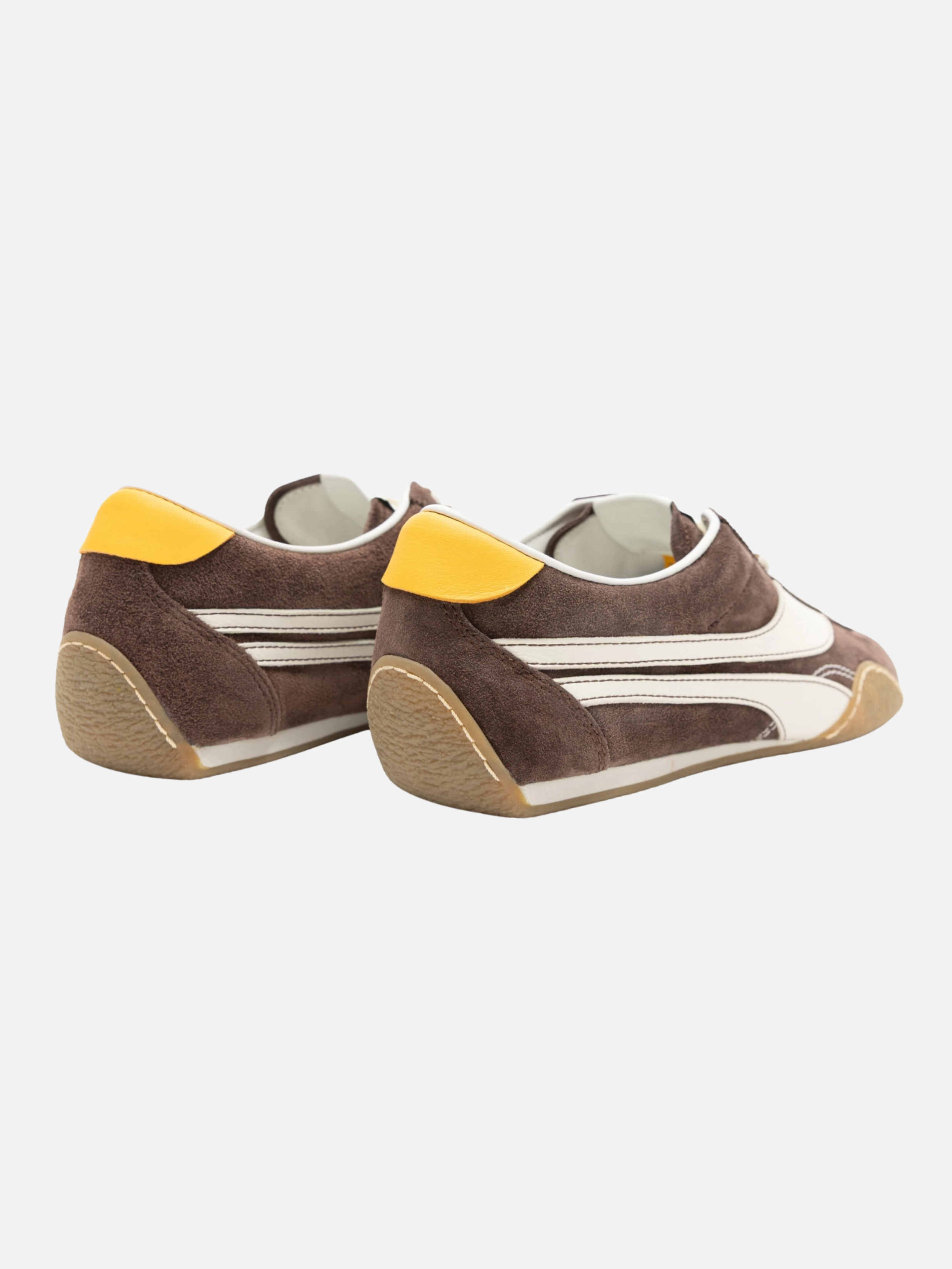 Oncept Men’s Low Profile European Driving Inspired Shoes Lund in Espresso Brown - back