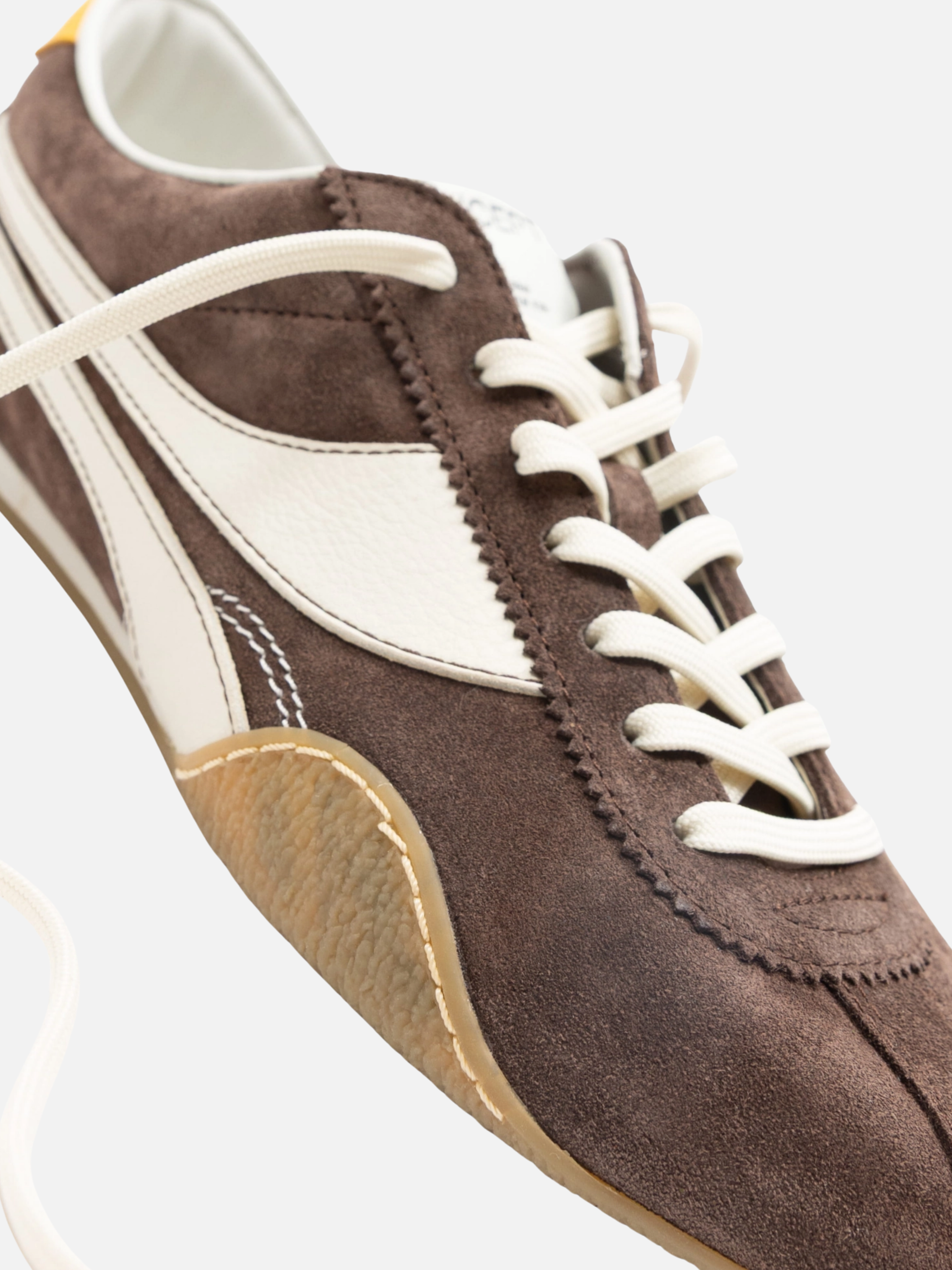Oncept Men’s Low Profile European Driving Inspired Shoes Lund in Espresso Brown - top zoom