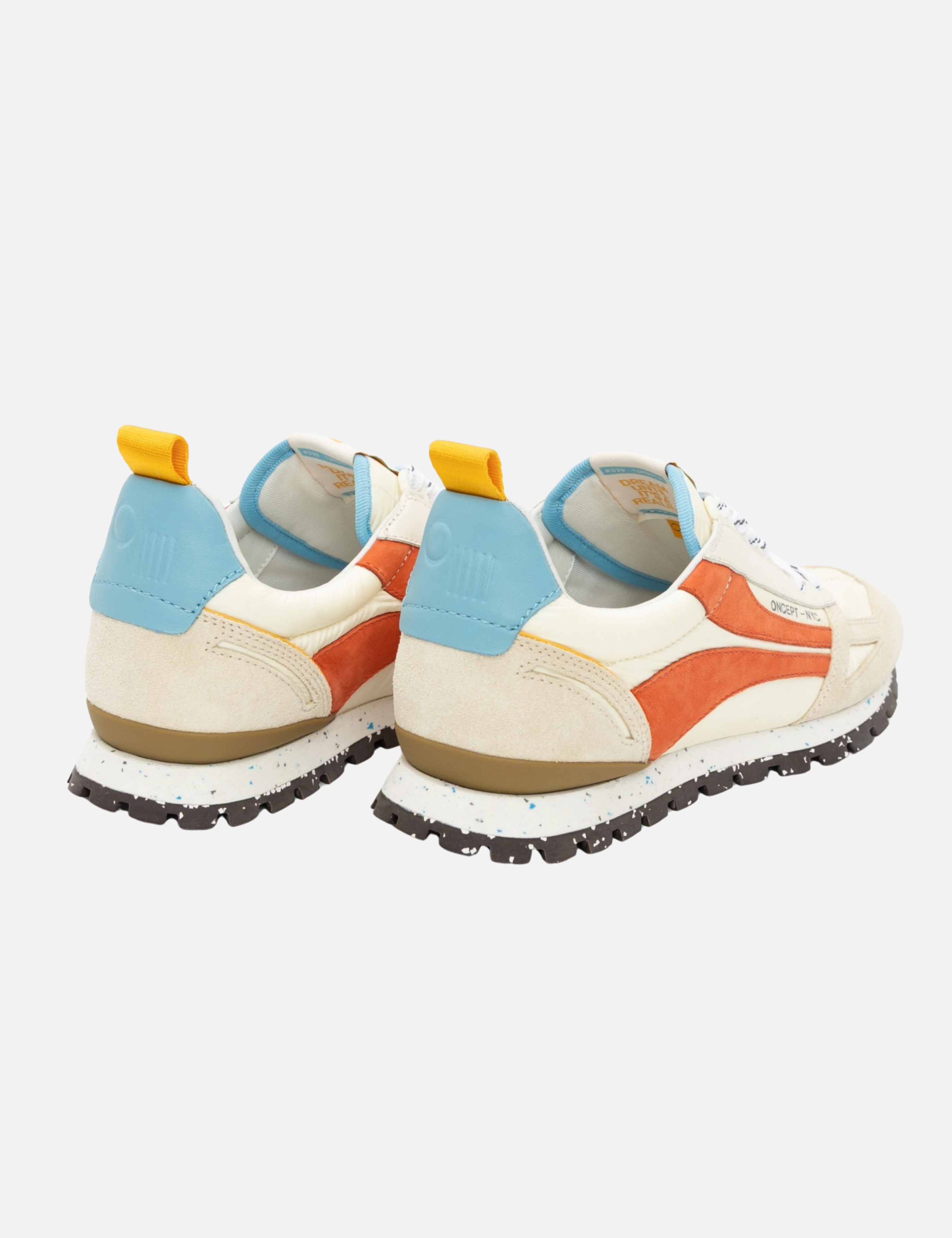 Oncept Toronto  Men’s Sneakers Flame Multicolor Orange Blue Cream Shoes Footwear for Men Men’s Comfortable Shoe for Travel Everyday Athens GA Georgia Kempt Menswear Store Near Me