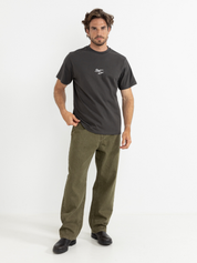 Rhythm Essential Jean Washed Olive Green Men’s Fall Winter Jeans for Men Relaxed Baggy Fit Athens GA Georgia Kempt Menswear Store Near Me