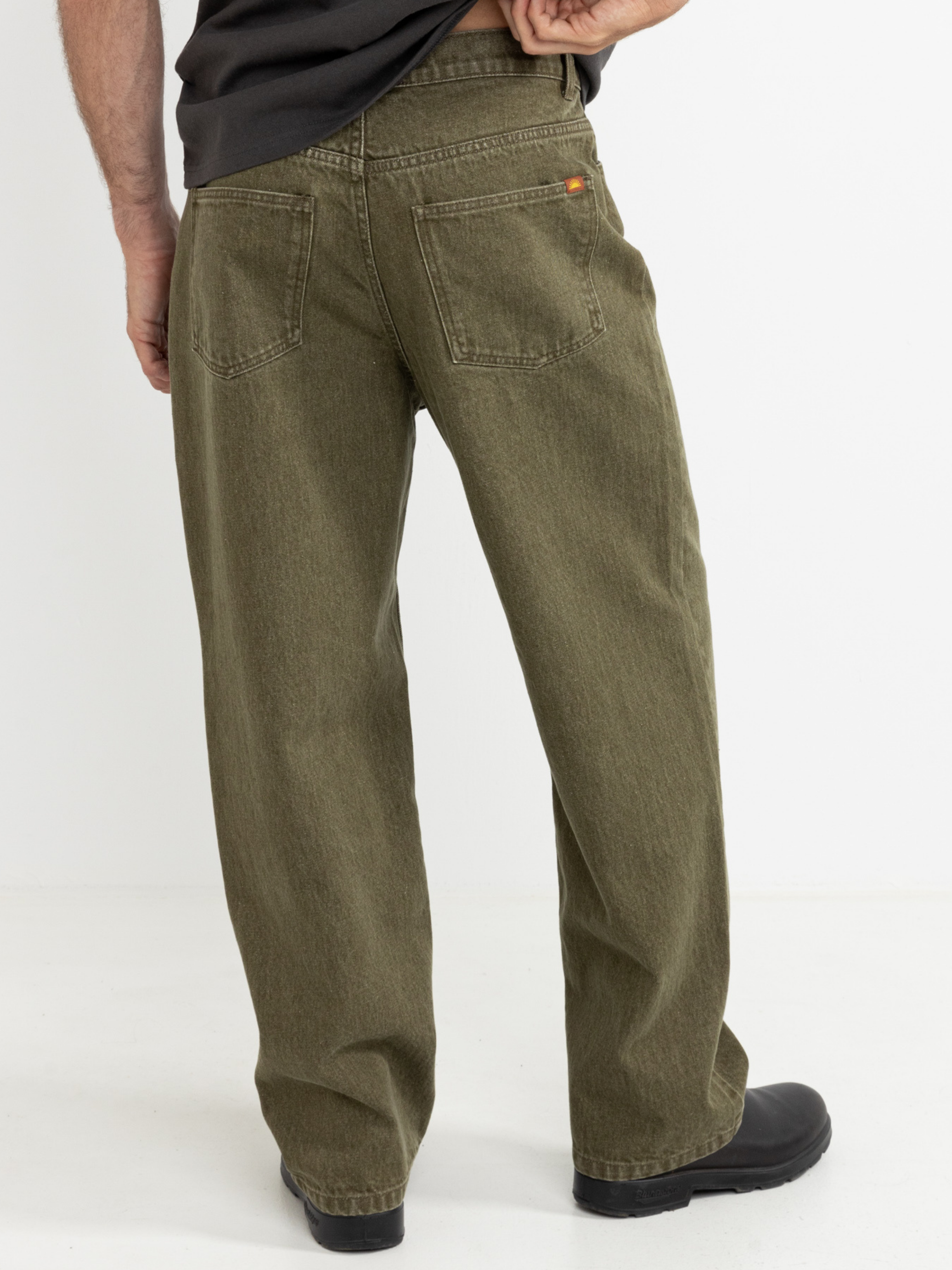Rhythm Essential Jean - Washed Olive