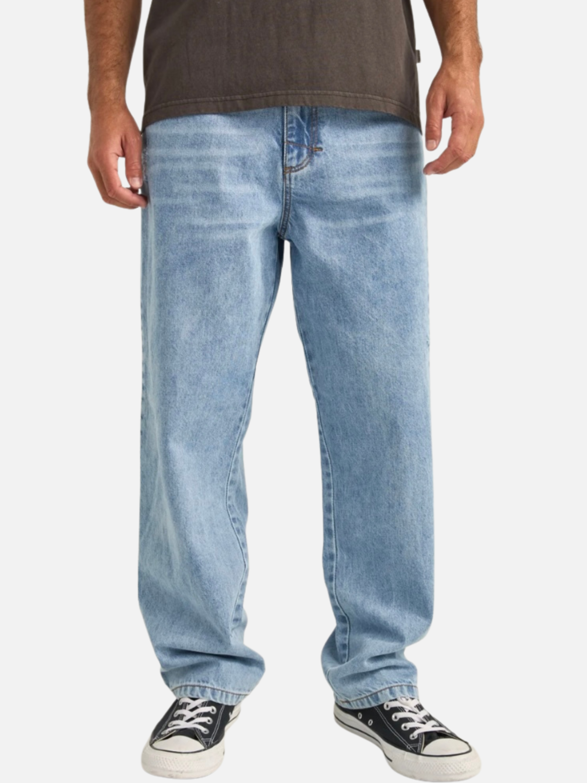 Rhythm Subtle Distress Jean - Blue