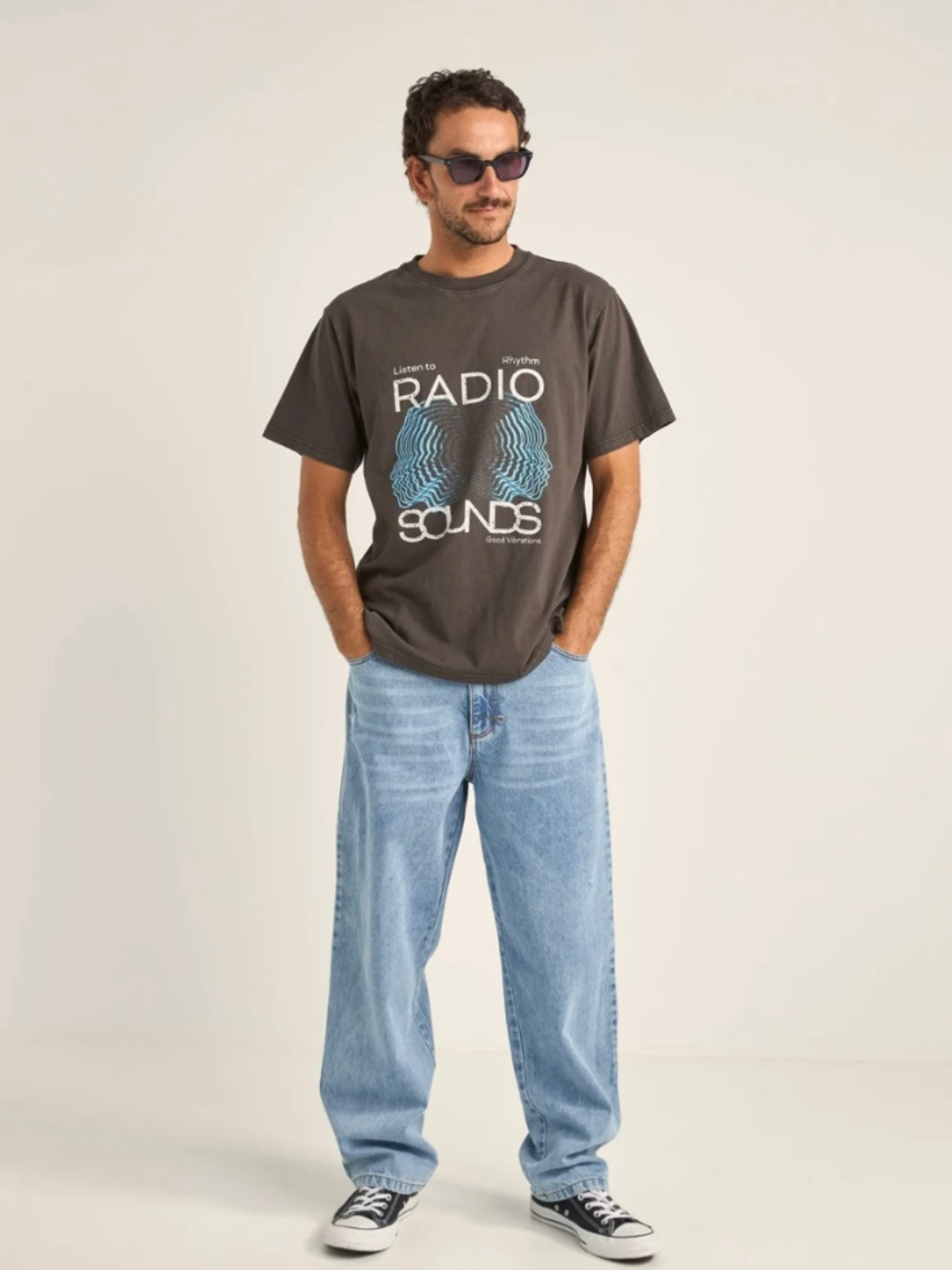 Rhythm Subtle Distress Jean - Blue