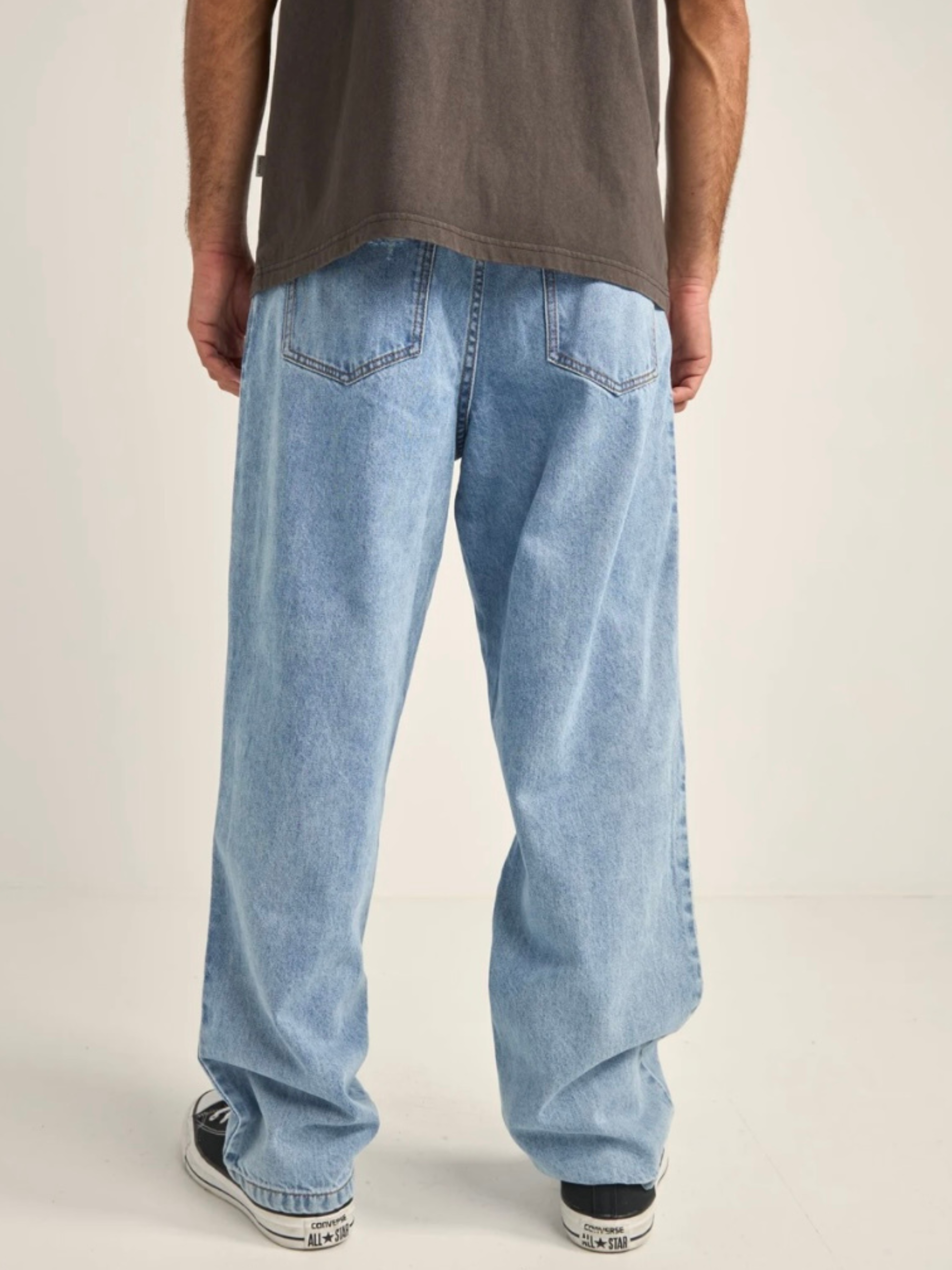 Rhythm Subtle Distress Jean - Blue