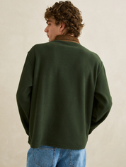 Rhythm Awake Polar Fleece Polo - Forest