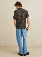 Rhythm Costa Rica Shirt Black Paisley Breezy Button Down Shirt Kempt Mens Shop Athens Georgia