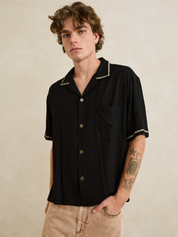 Rhythm Diego SS Shirt - Black