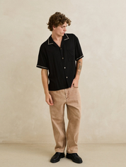 Rhythm Diego SS Shirt - Black