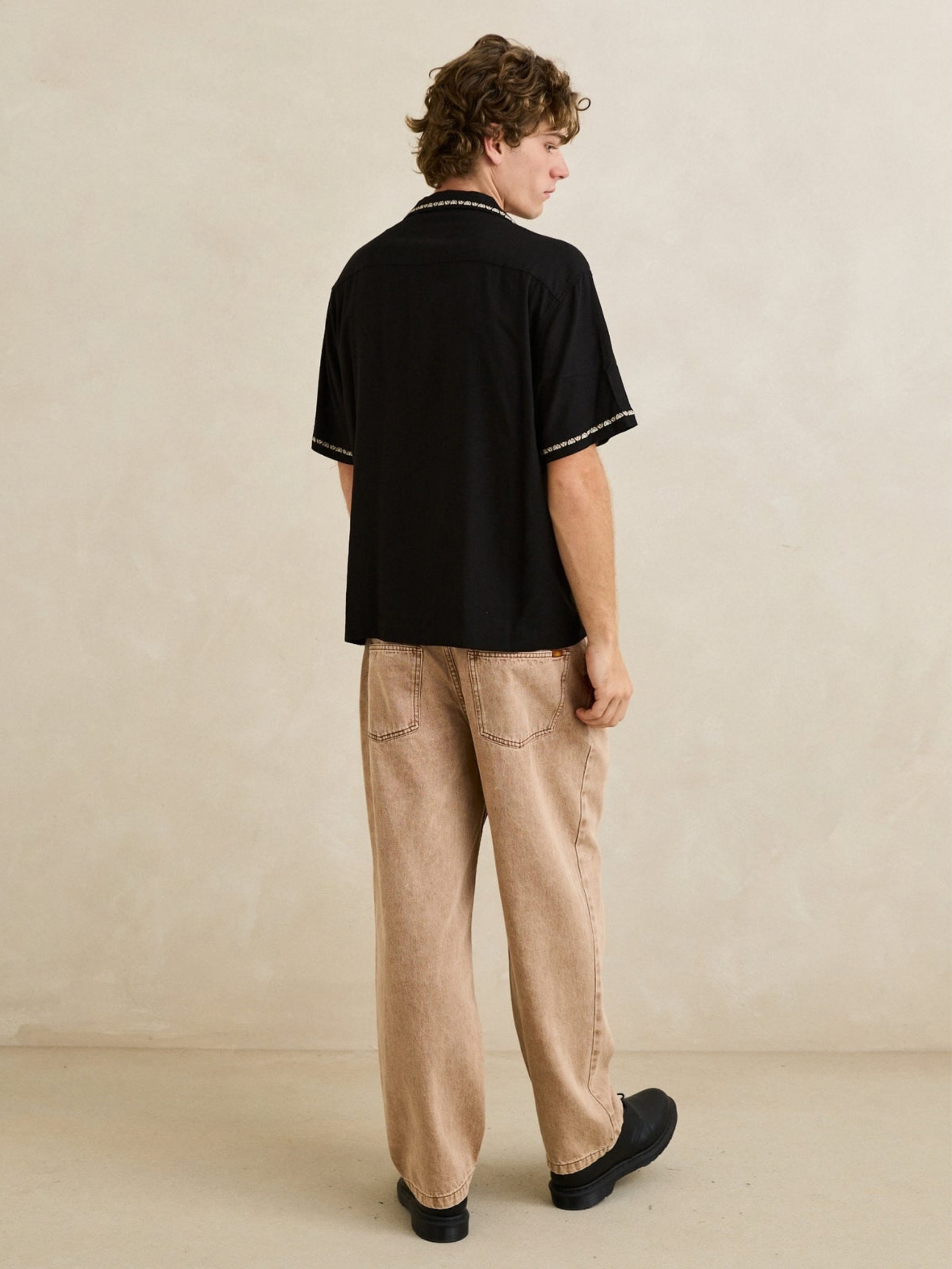 Rhythm Diego SS Shirt - Black