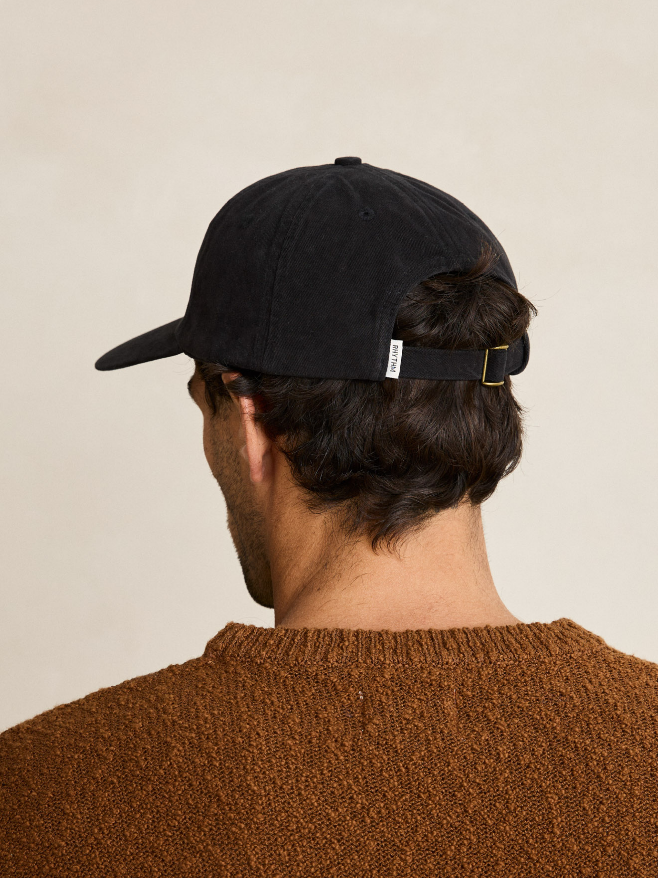 Rhythm Essential Twill Cap - Black