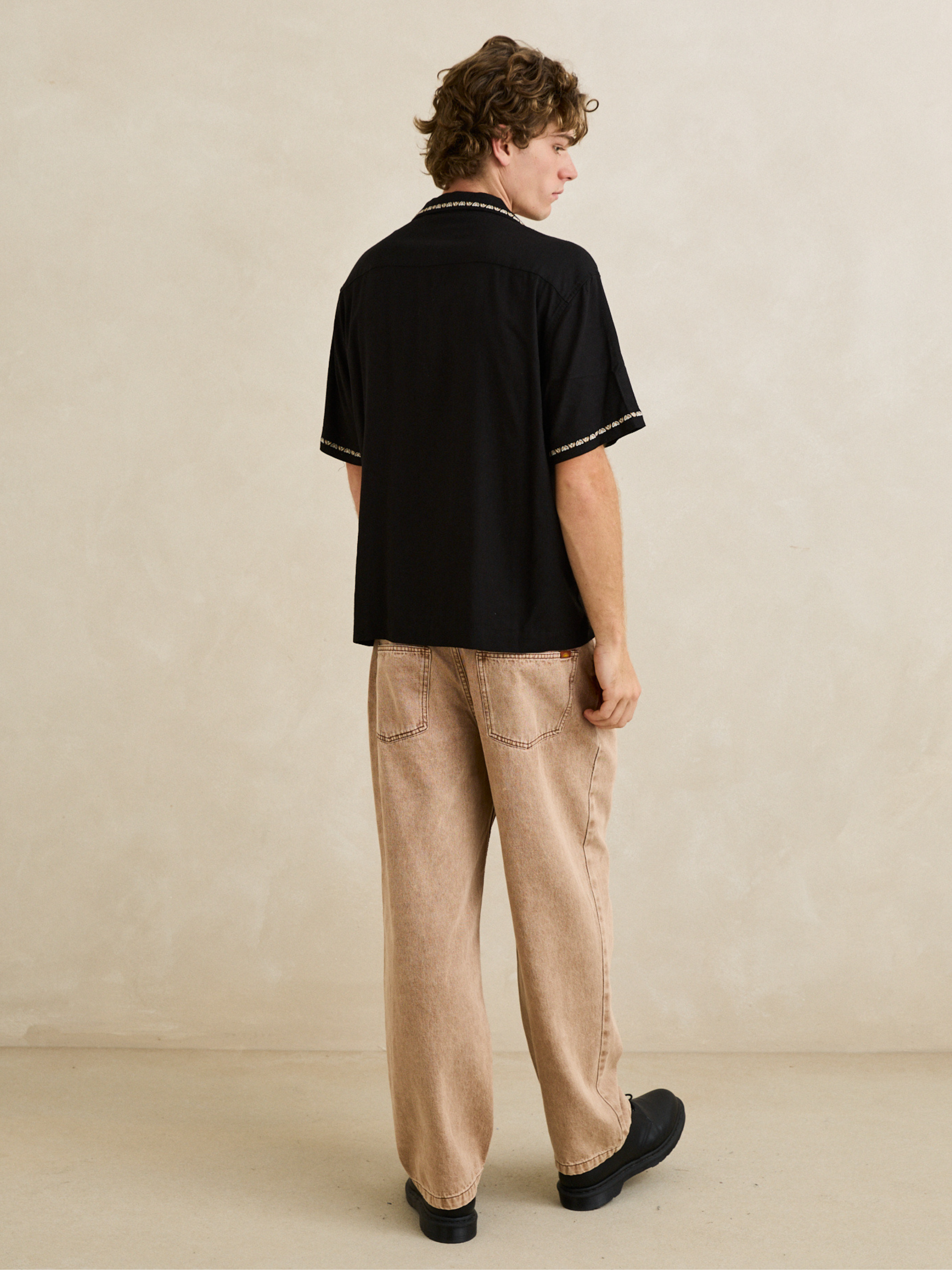 Rhythm Essential Jean Cedar Khaki Tan Loose Fit Pant Jean for Men Baggy Jeans for Guys Men’s Bottoms Athens GA Georgia Kempt Menswear Store Near Me