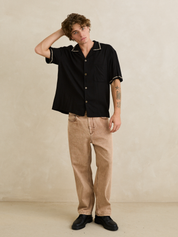 Rhythm Essential Jean Cedar Khaki Tan Loose Fit Pant Jean for Men Baggy Jeans for Guys Men’s Bottoms Athens GA Georgia Kempt Menswear Store Near Me