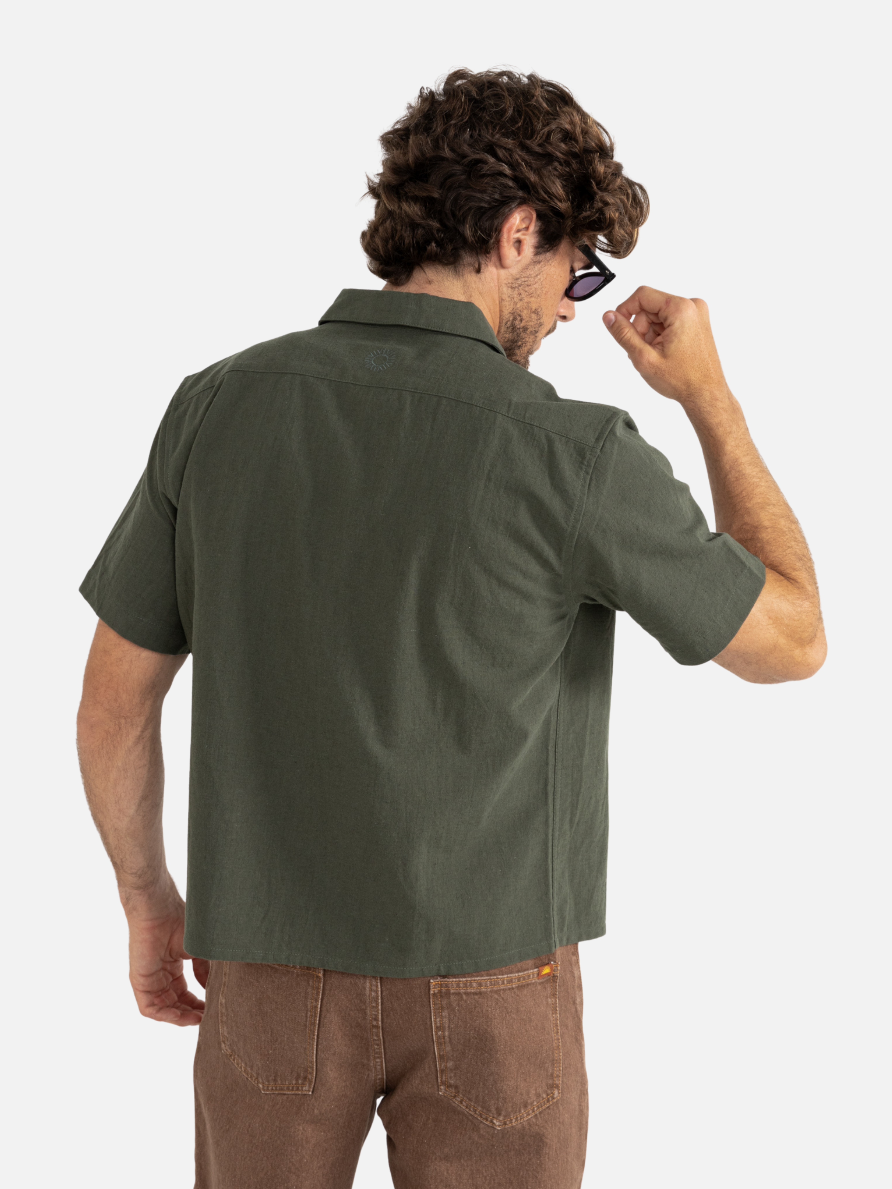 Rhythm Grange Crop Shirt