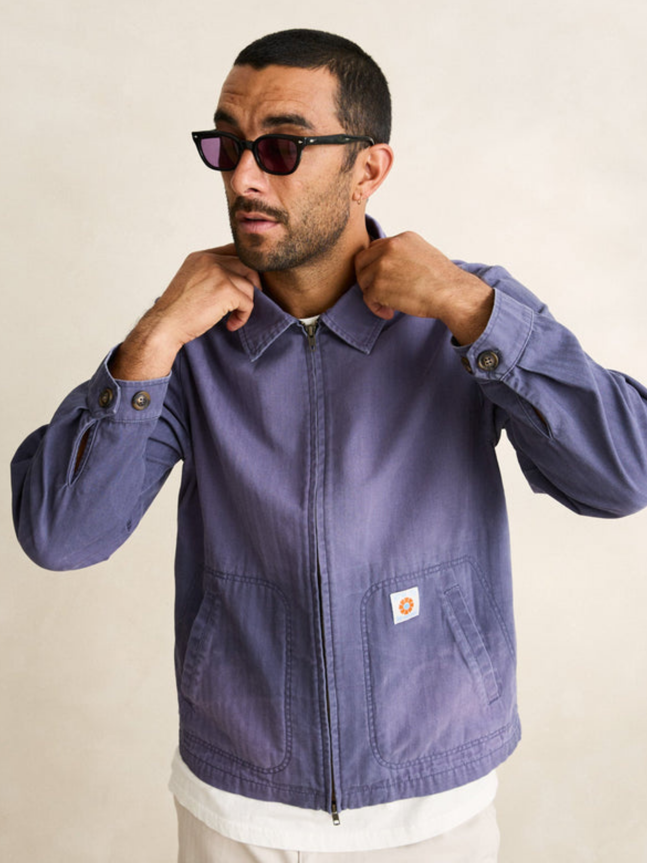 Rhythm Herringbone Sun Wash Jacket