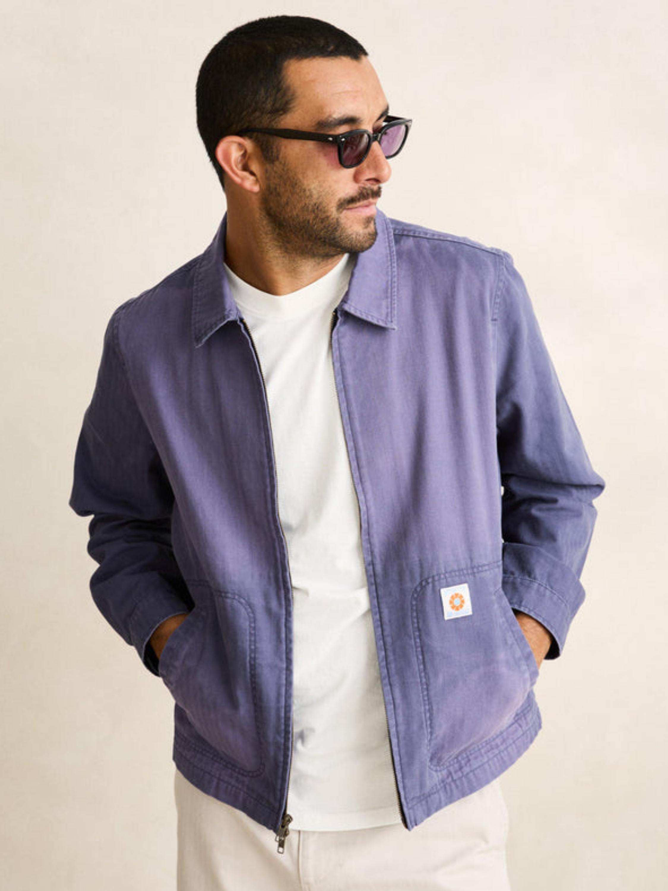 Rhythm Herringbone Sun Wash Jacket