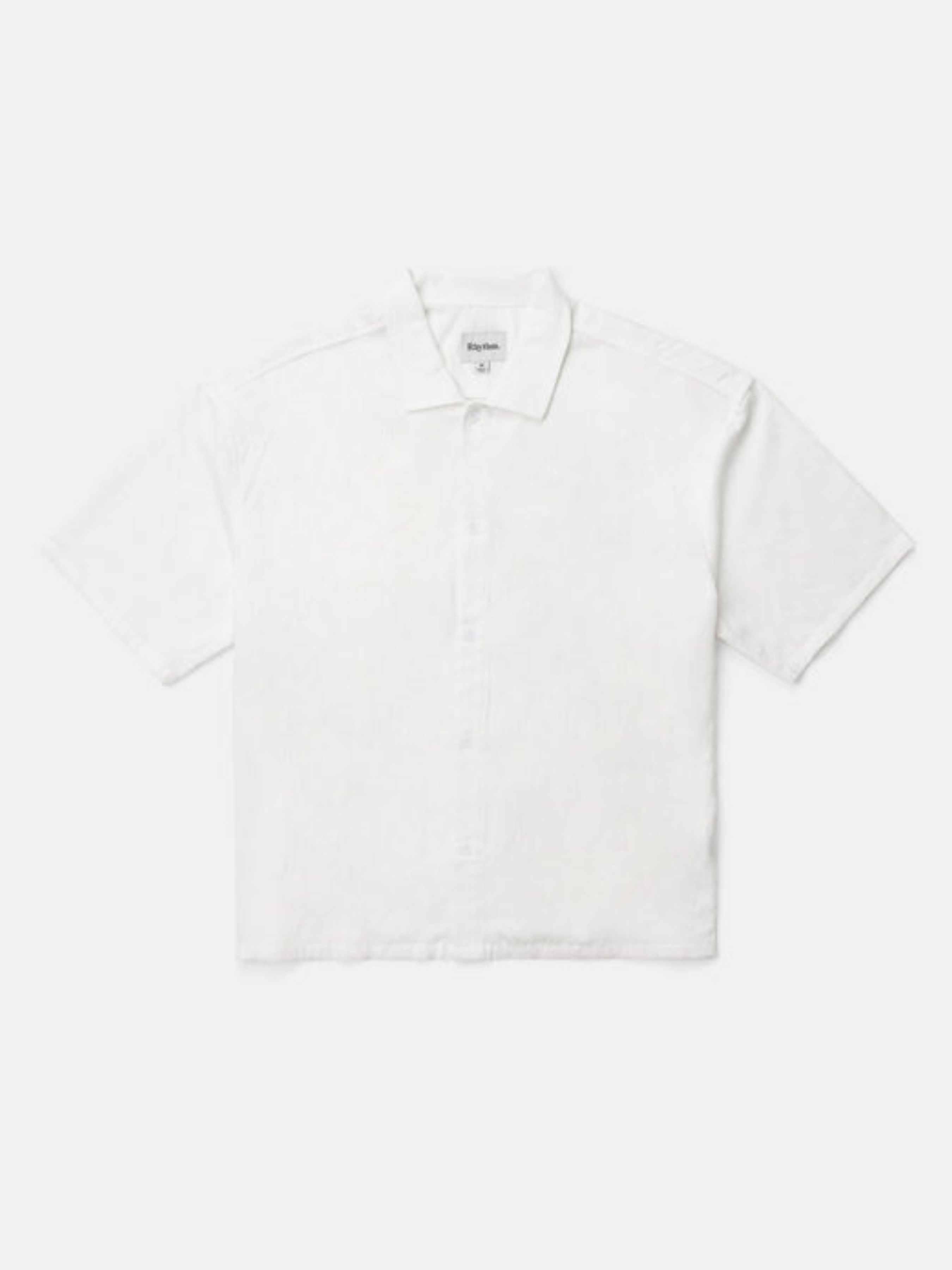 Rhythm LeadsRelaxed Check SS Short Sleeve Shirt White Check Pattern Lightweight Men’s Summer Tops for Men Guy’s Vacation Shirts Collared Button Up Athens GA Georgia Kempt Menswear Store Near Me