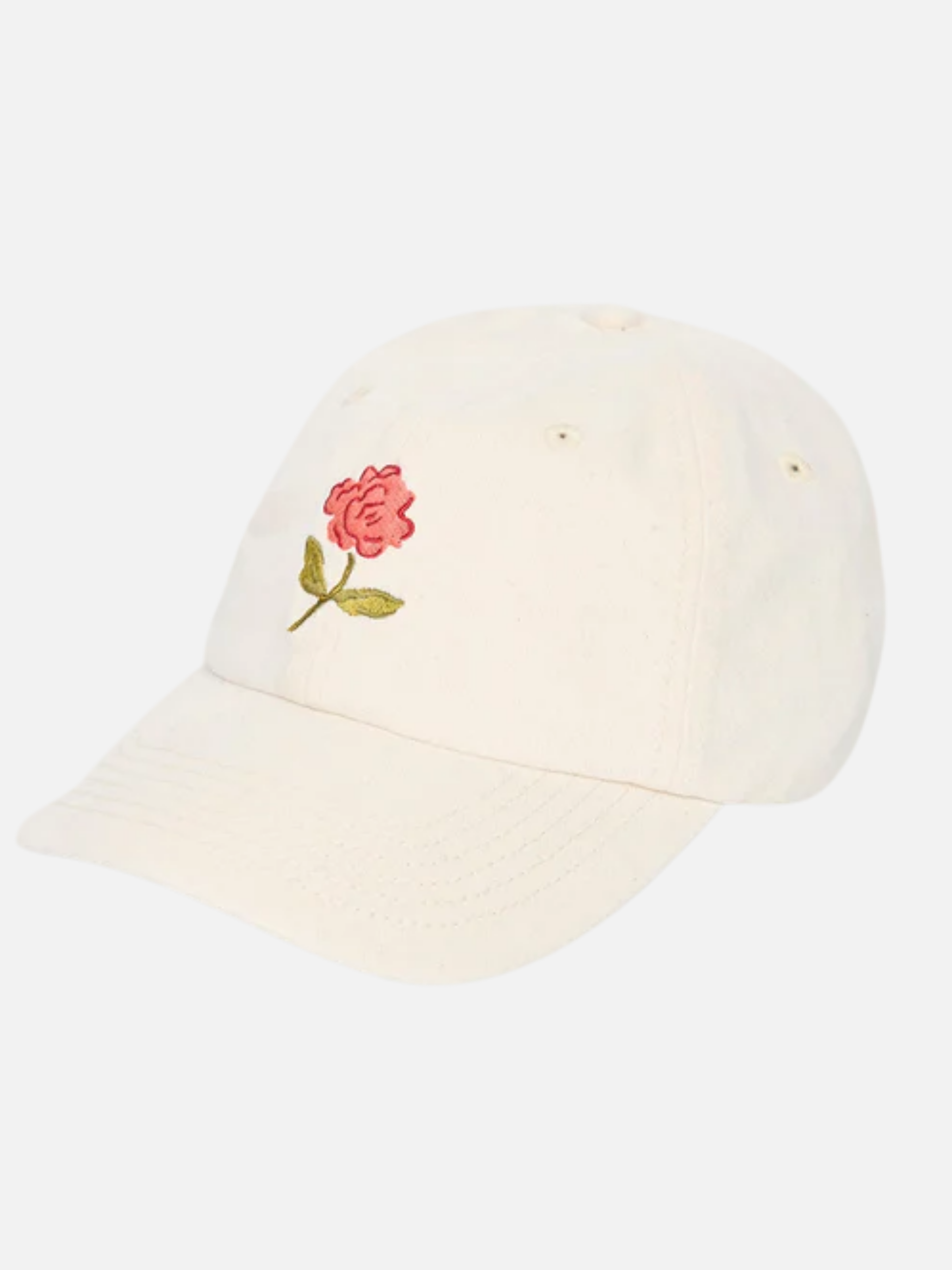 Rhythm Mila Floral Cap Hat Cream White Flower Embroidery Rose Art Men’s Accessories for Men Guys Caps Athens GA Georgia Kempt Menswear Store Near Me