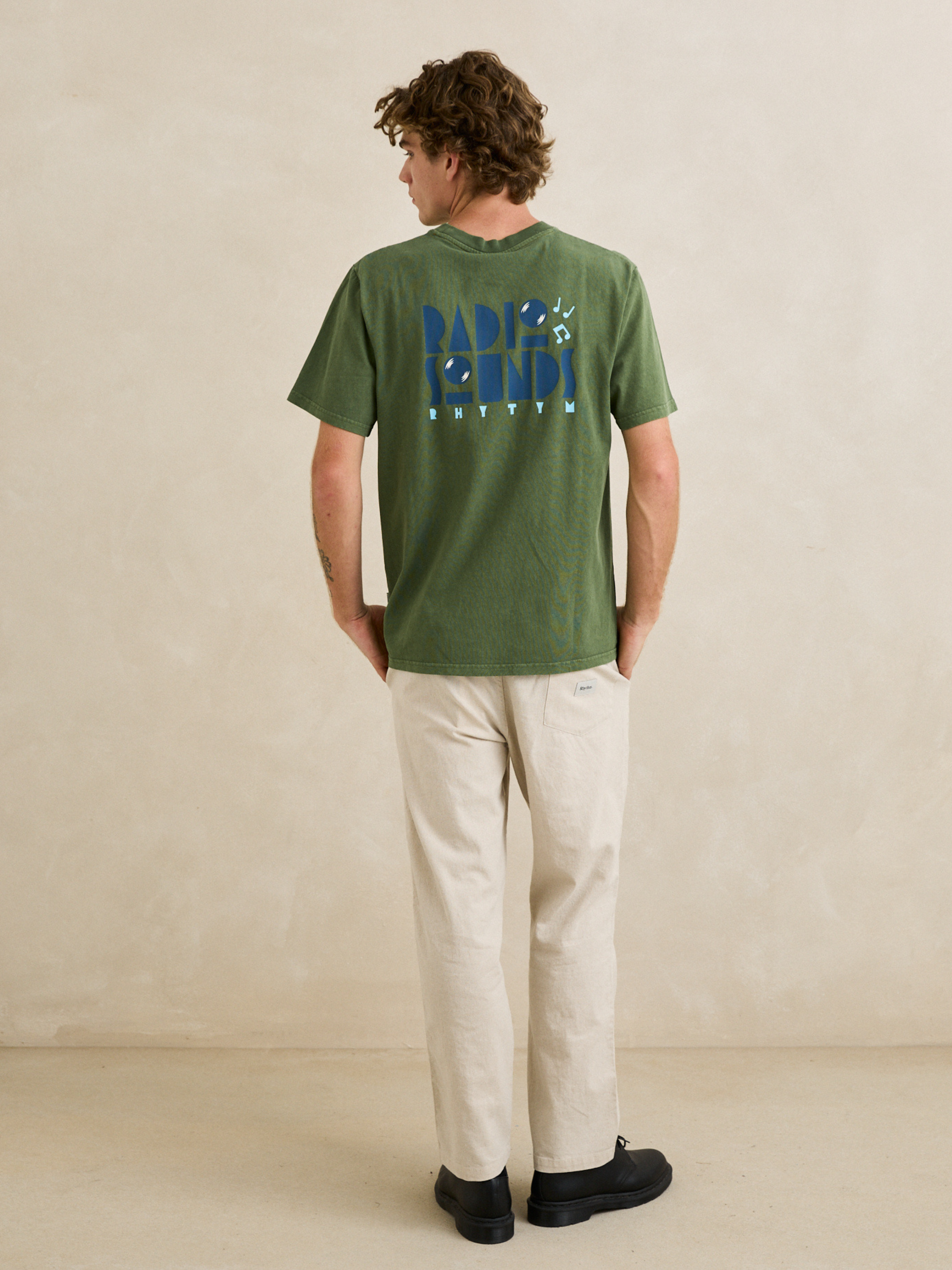 Rhythm Radio Sounds Vintage SS Short Sleeve T-Shirt Men’s Graphic Tees for Men Summer Tops Vintage Fit Style Athens GA Georgia Kempt Menswear Store Near Me