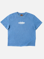 Rhythm Sounds Contrast Band T-Shirt - Blue