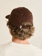Rhythm Sounds Cord Cap Chocolate Brown Men’s Accessories Embroidered Patch Corduroy Hat Athens GA Georgia Kempt Menswear Store Near Me