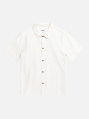 Rhythm Sundown SS Short Sleeve Shirt Button Down Collared Men’s Tops for Men Casual Shit for Guys Natural White Closet Basic Staple Shirt for Guys Athens GA Georgia Kempt Menswear Store Near Me