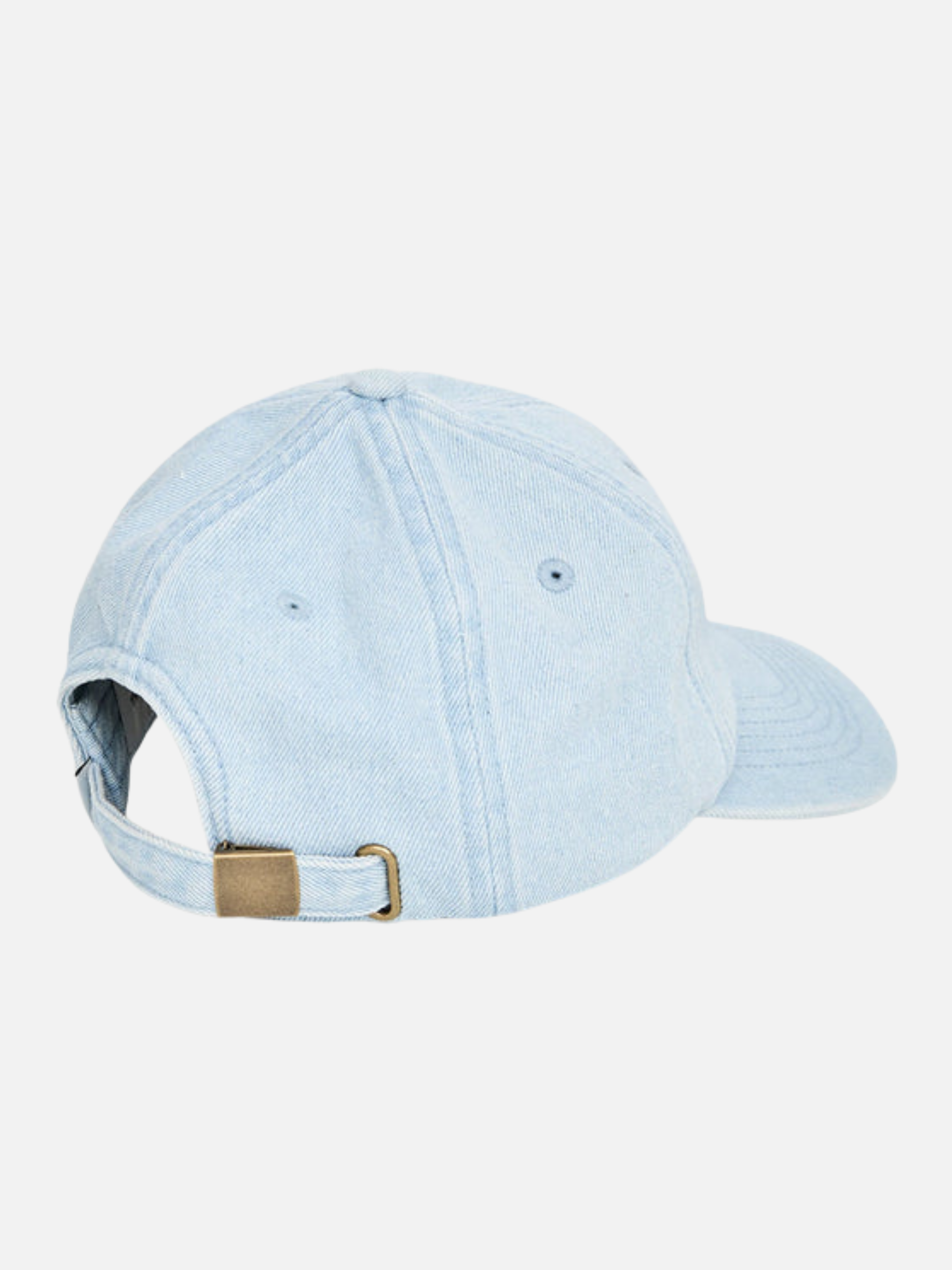 Rhythm Surf Essentials Light Wash Denim Cap Light Blue Embroidered Front 100% Cotton Low Profile Soft Hat Men’s Accessories for Men Guy’s Summer Hats Headwear Athens Kempt Menswear Store Near Me