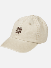 Rhythm Traction Cap Natural Cream White Brown Embroidery Canvas Cotton Unstructured Men’s Cap for Men Athens GA Georgia Kempt Menswear Store Near Me