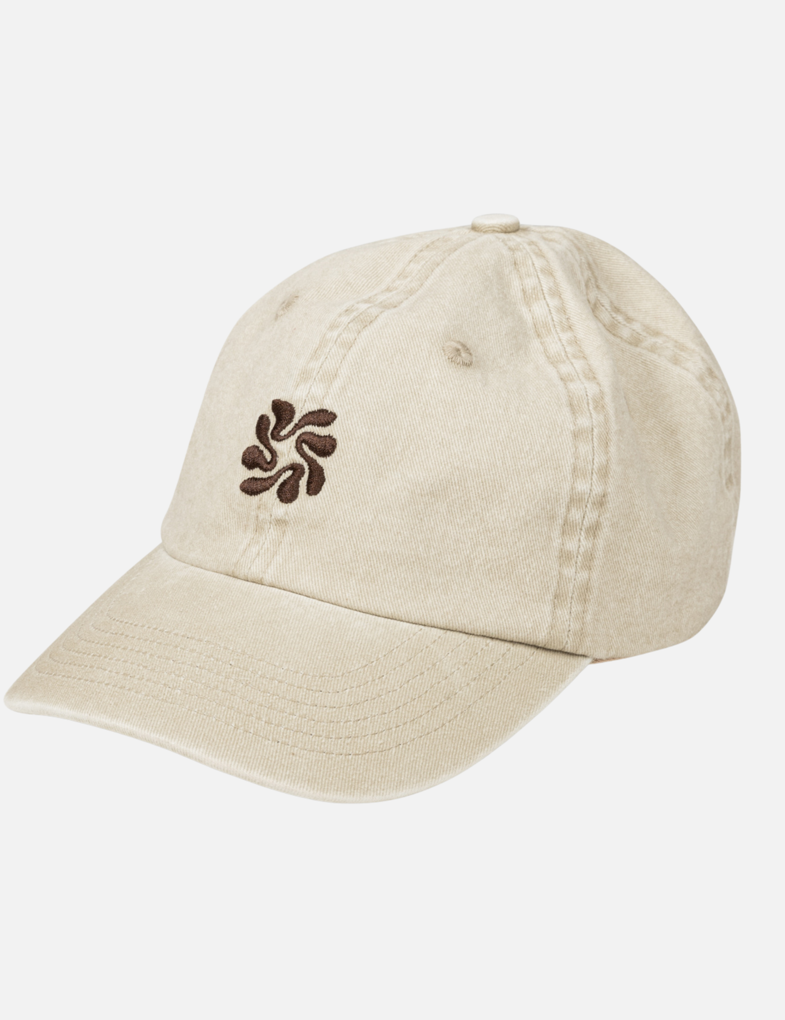 Rhythm Traction Cap Natural Cream White Brown Embroidery Canvas Cotton Unstructured Men’s Cap for Men Athens GA Georgia Kempt Menswear Store Near Me