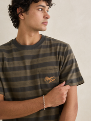 Rhythm Vintage Jacquard Stripe T-Shirt