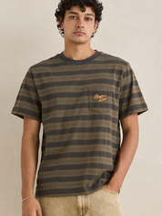 Rhythm Vintage Jacquard Stripe T-Shirt