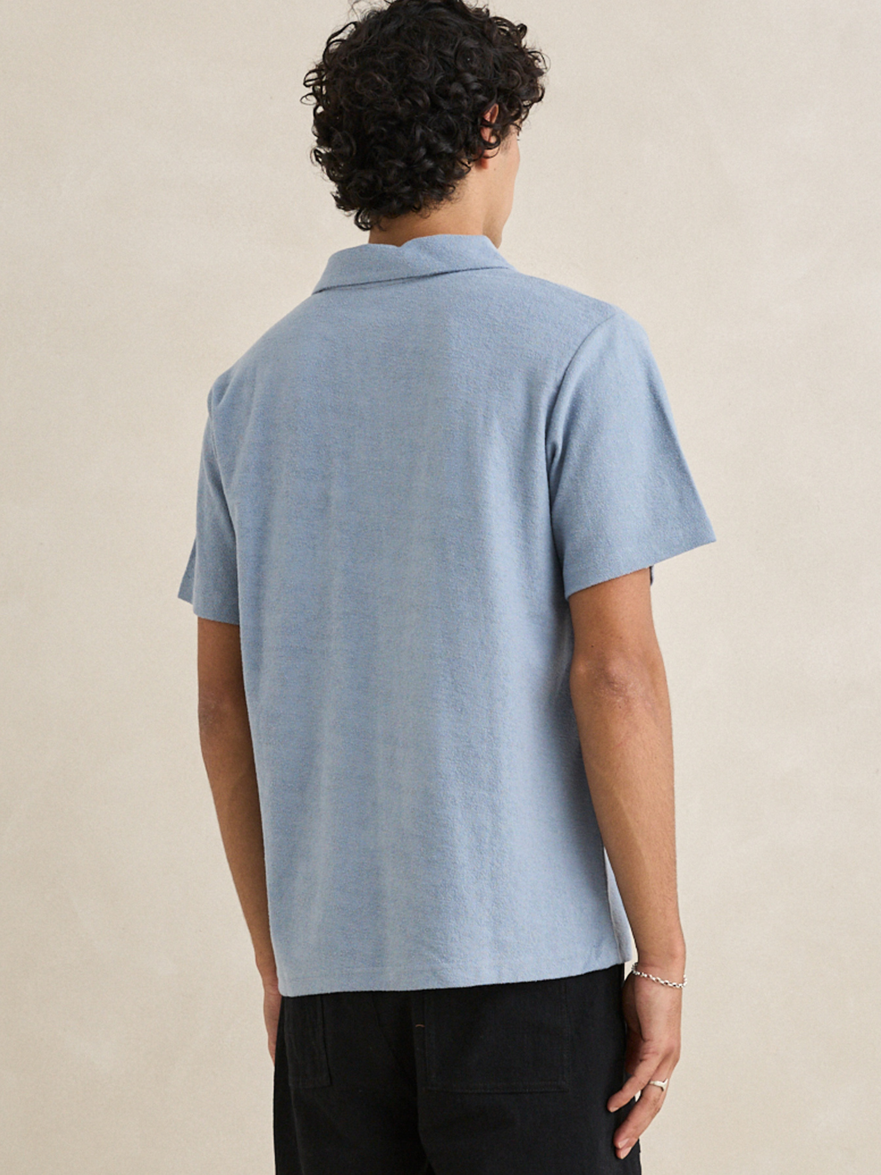 Rhythm Vintage Terry Polo - Blue