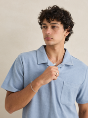 Rhythm Vintage Terry Polo - Blue