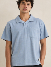 Rhythm Vintage Terry Polo - Blue