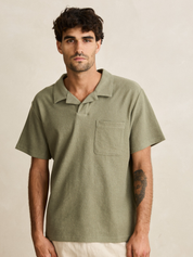 Rhythm Vintage Terry Polo - Sage
