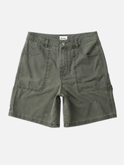 Rhythm Washed Canvas Short Olive Green Men’s Long Shorts for Summer Jorts Trend Bottoms for Guys Vacation Style for Him Denim Bottom Athens GA Georgia Kempt Menswear Store Near Me