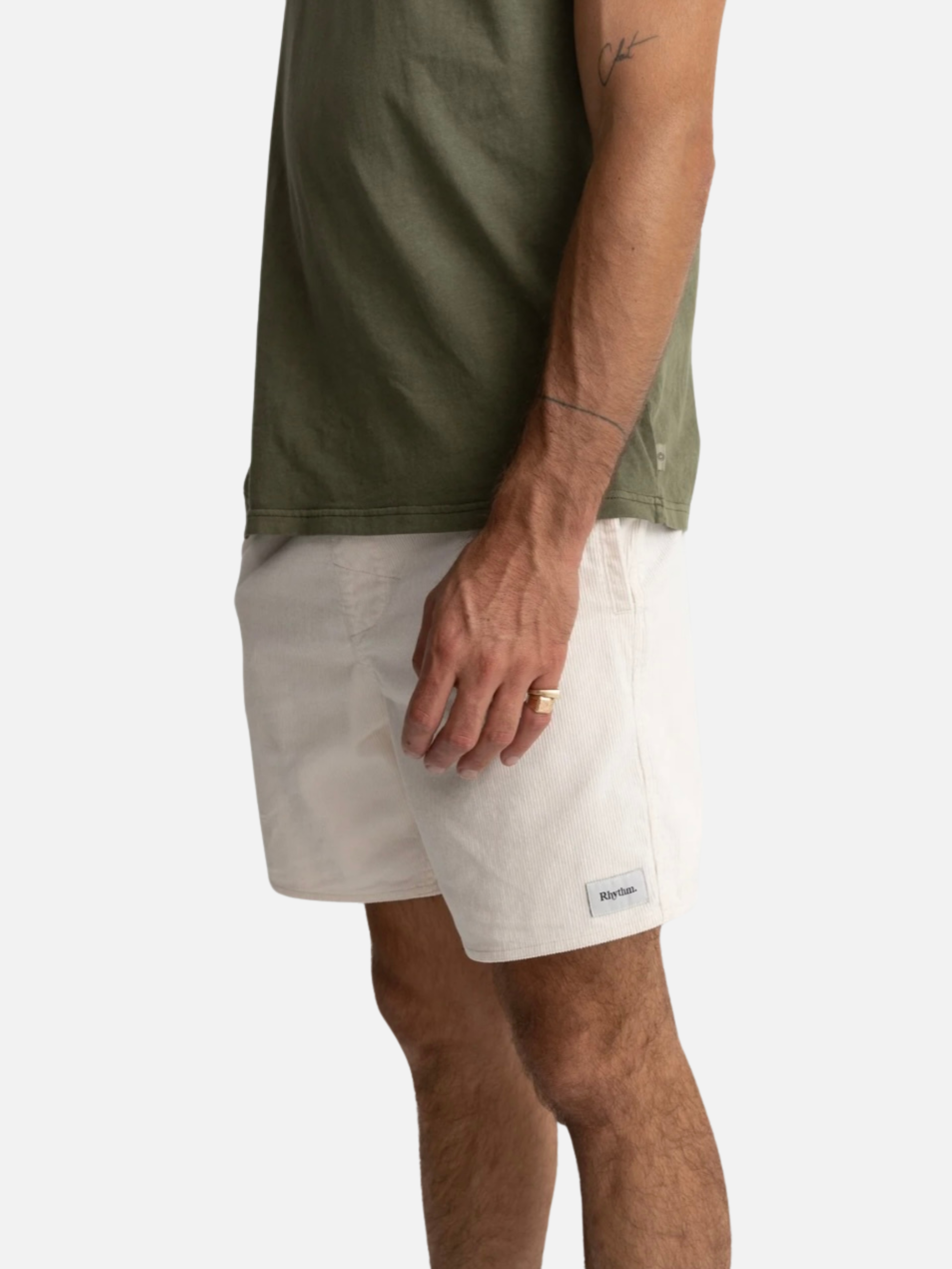 Rhythm Classic Cord Jam Corduroy Vintage White Men’s Shorts for Men Athens GA Georgia Kempt Menswear Store Near Me
